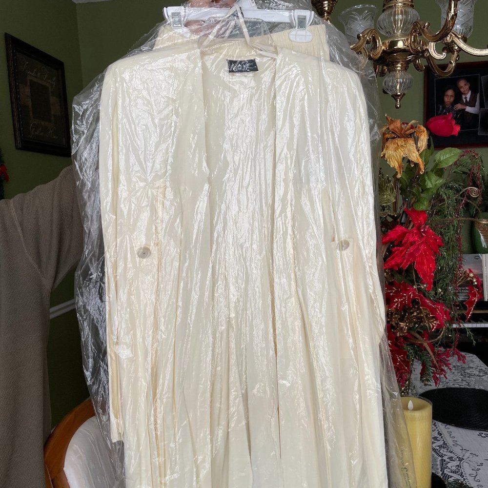 Vintage Off White Summer set Jacket and Pants